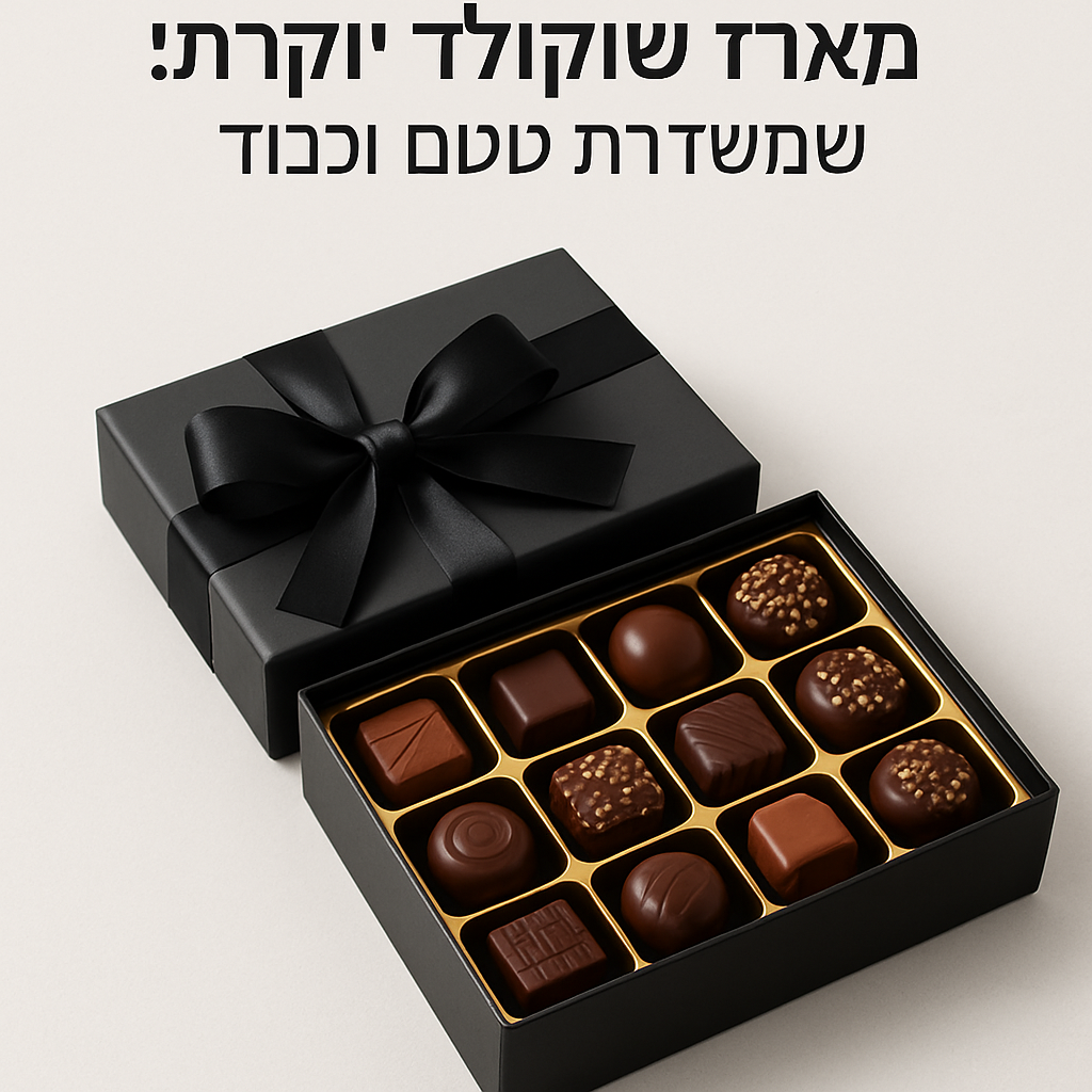 מארז שוקולד יוקרתי המתנה שמשדר